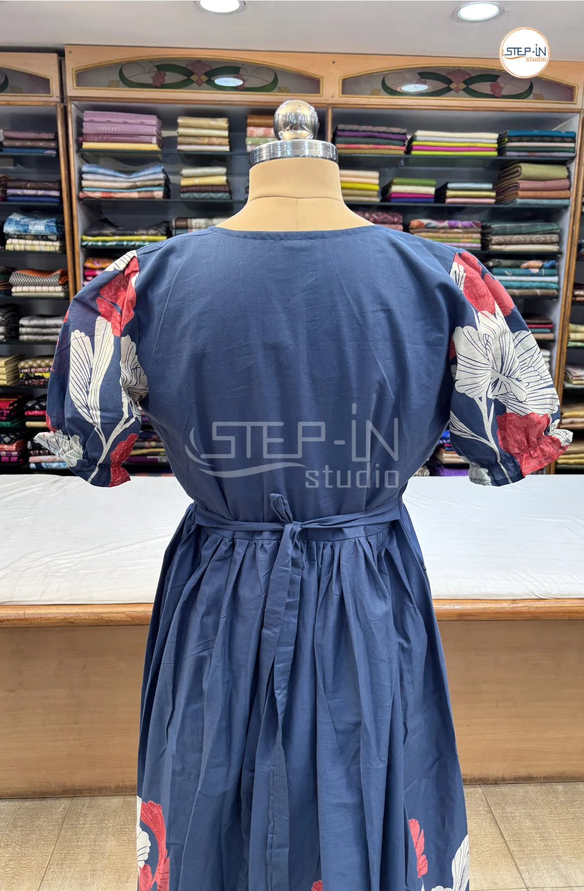 Pure Cotton Maxi-DarkBlue