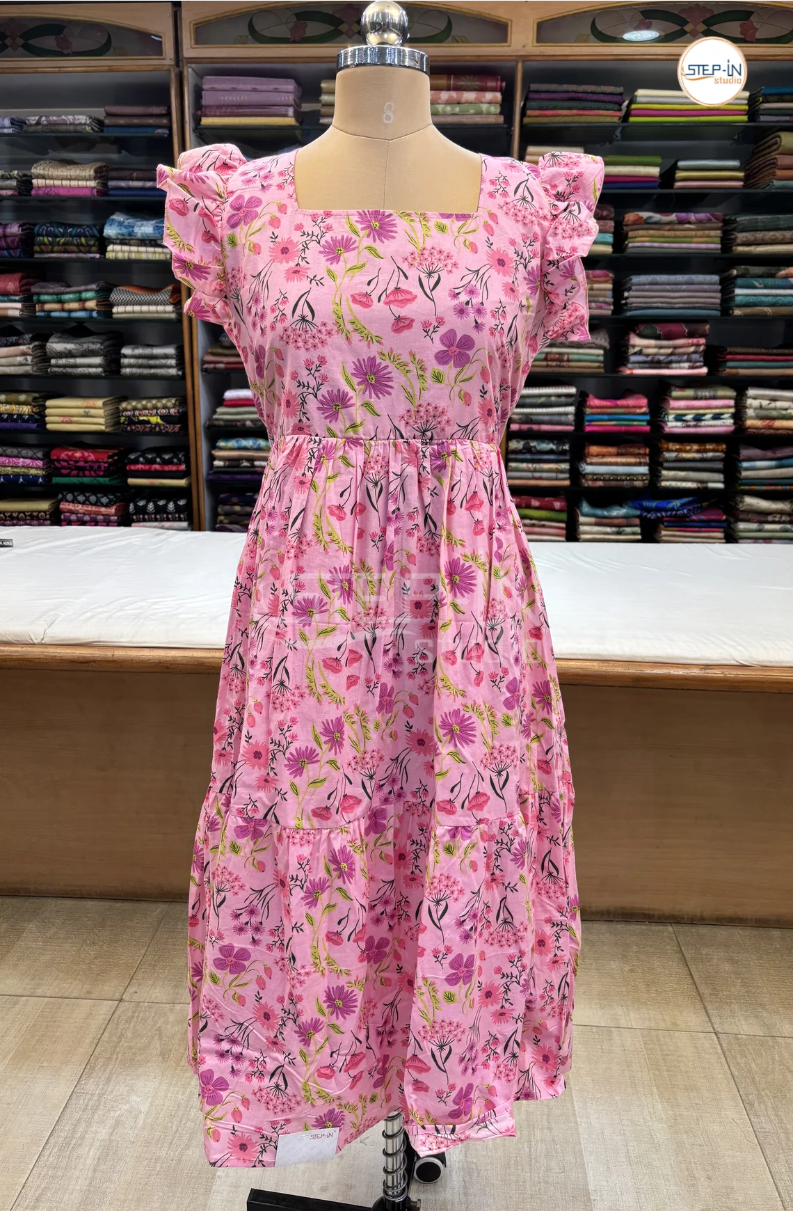 Pure Cotton Maxi-Pink