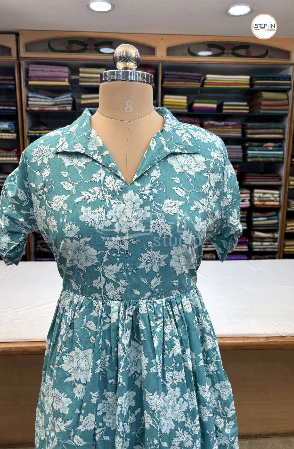 Pure Cotton Maxi-LightBlue