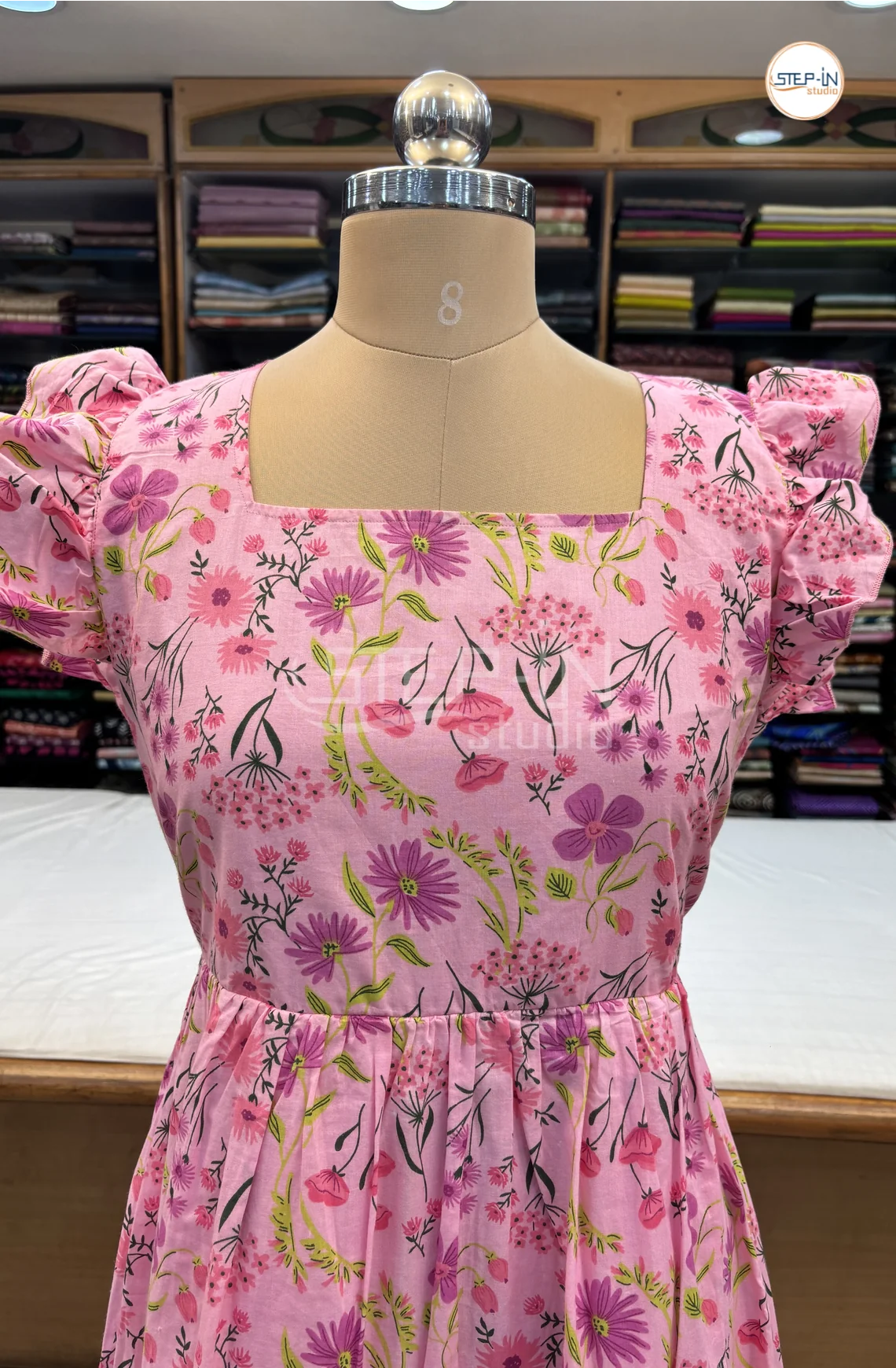 Pure Cotton Maxi-Pink