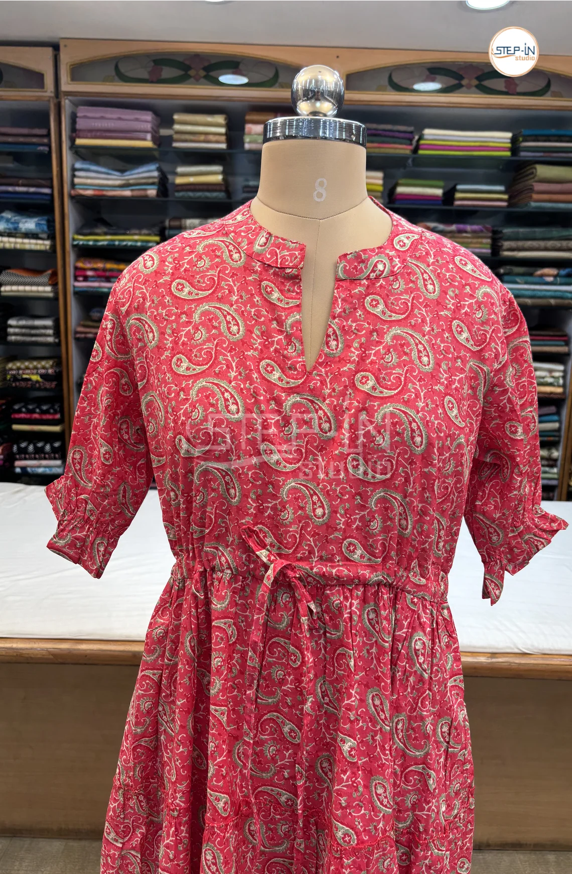 Pure Cotton Maxi-Pink_1