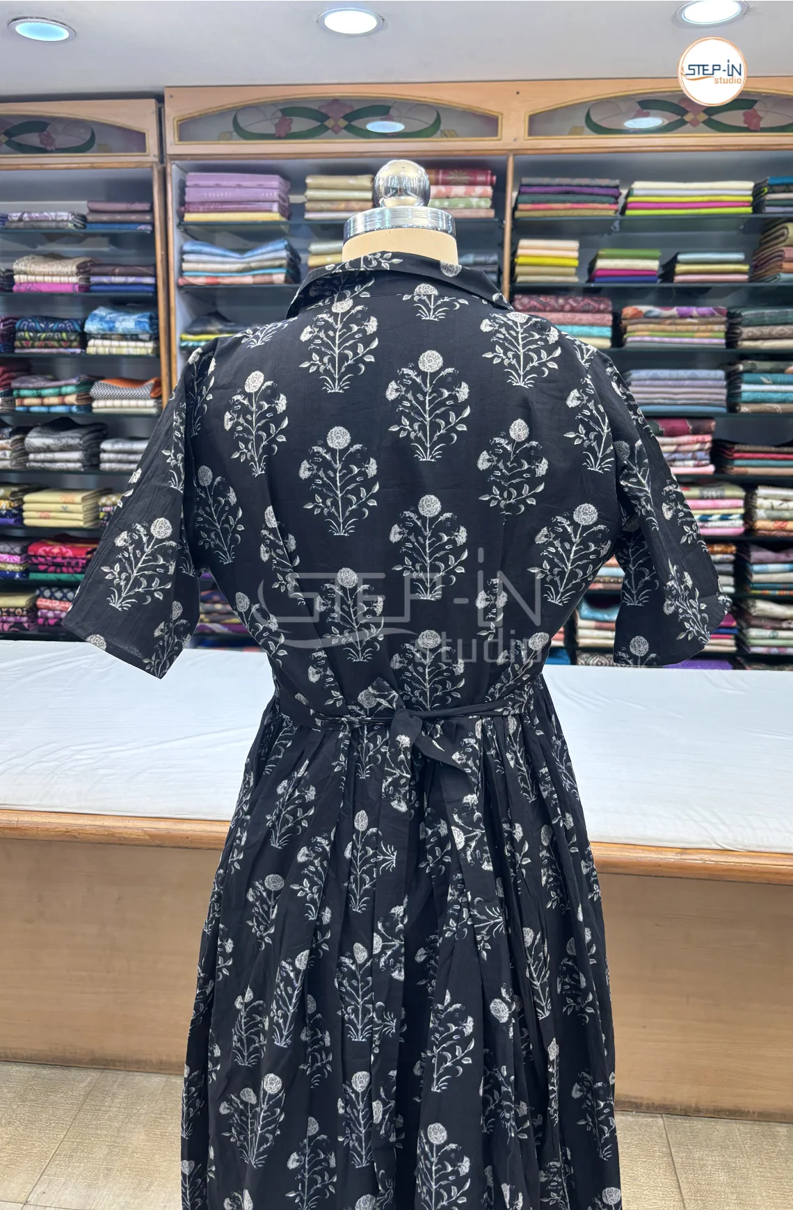 Pure Cotton Maxi-Black