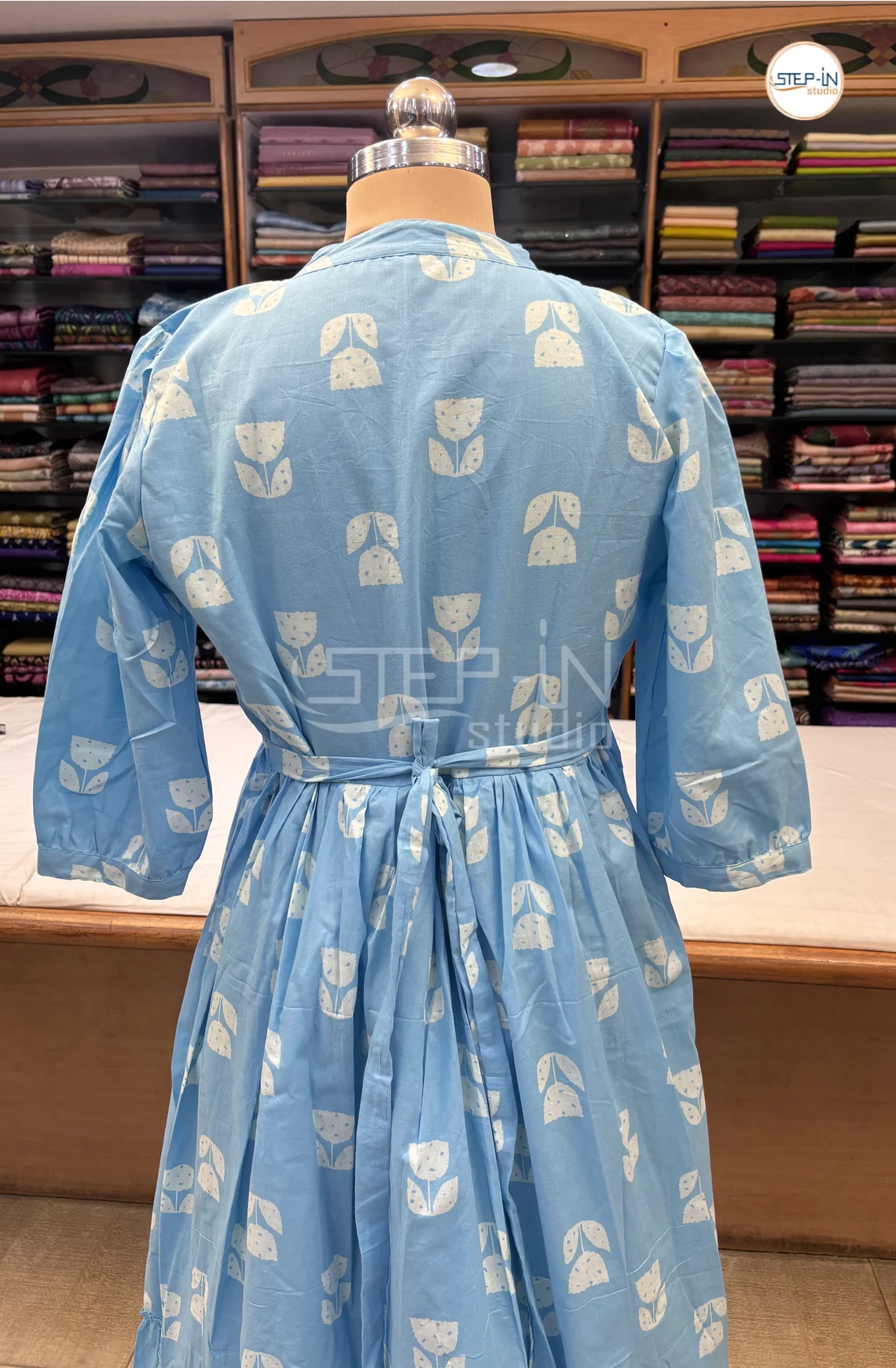 Pure Cotton Maxi-LightBlue_1