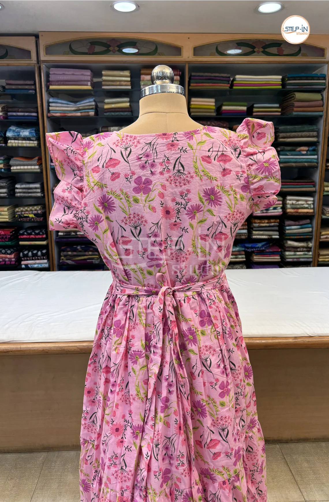 Pure Cotton Maxi-Pink