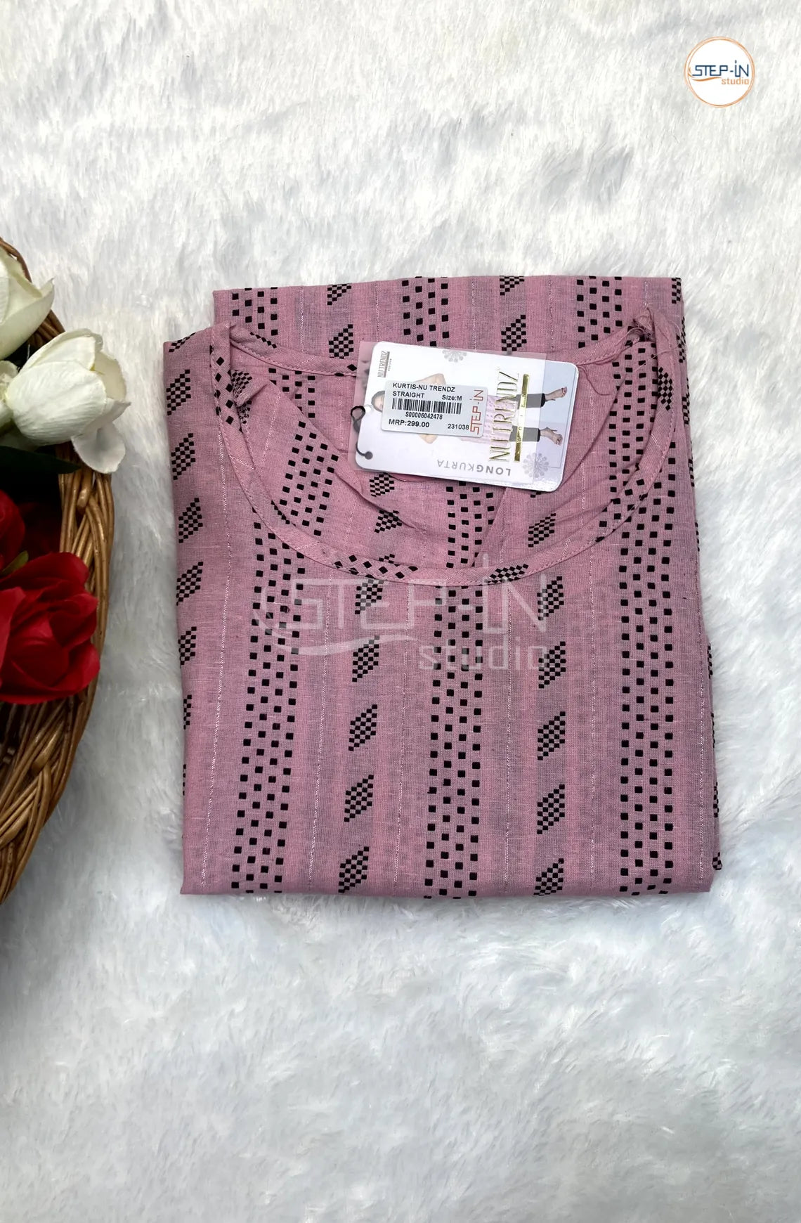 Pure Cotton Top-  Pastel Pink