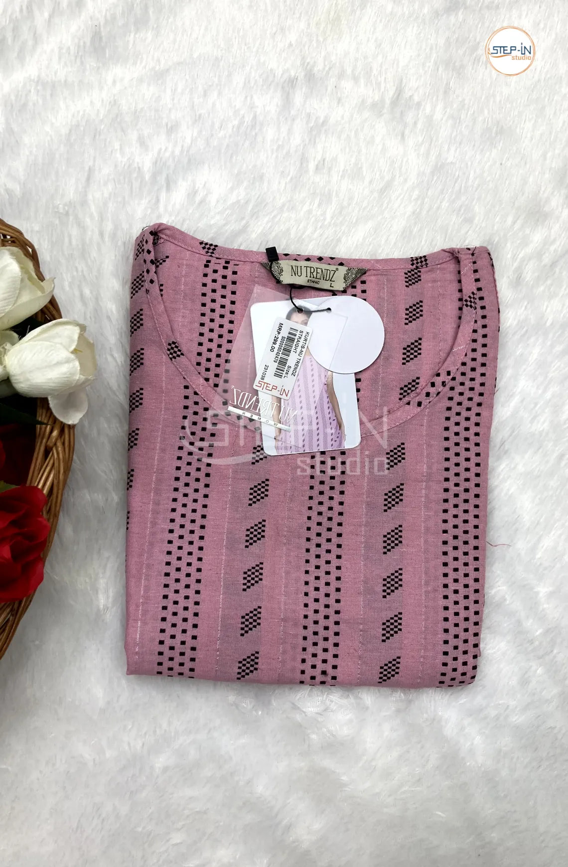 Pure Soft Cotton Top - Light Pink