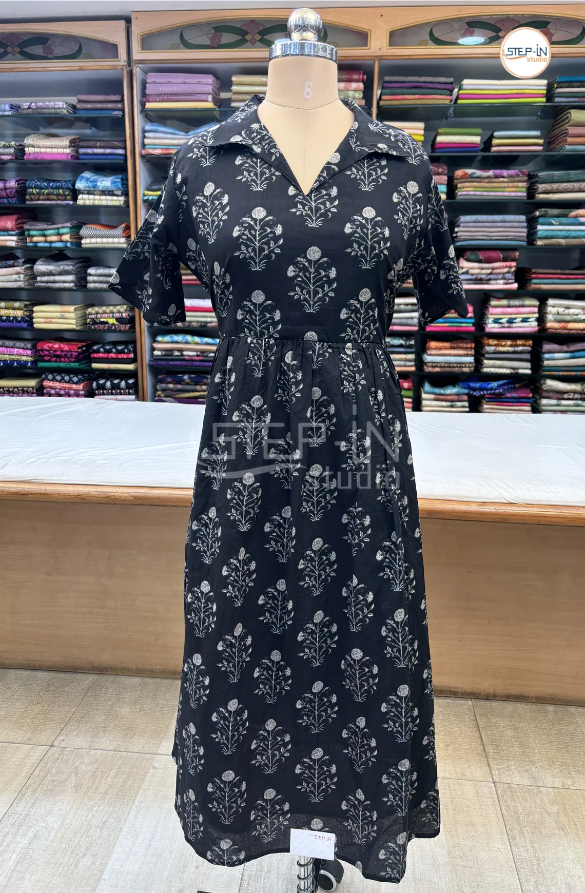 Pure Cotton Maxi-Black