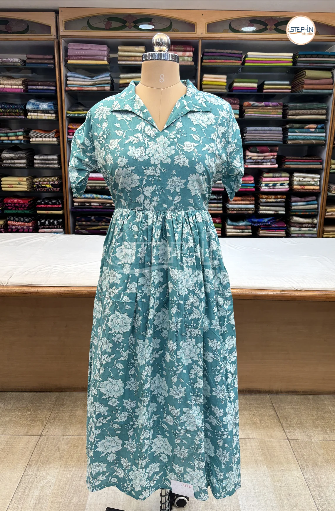 Pure Cotton Maxi-LightBlue