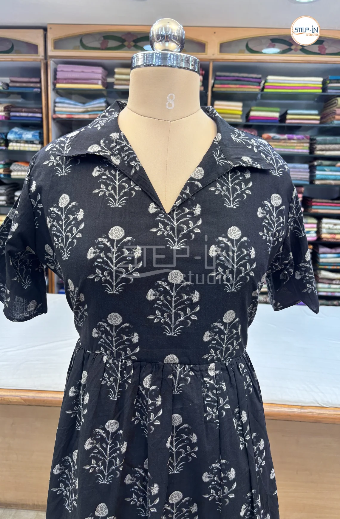 Pure Cotton Maxi-Black